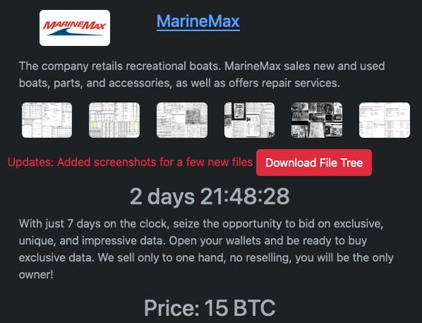 MarineMax Notifying 123,000 of Data Breach Following Ransomware Attack