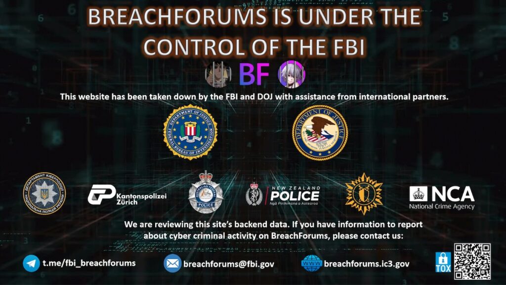 BreachForums Shut Down in Apparent Law Enforcement Operation